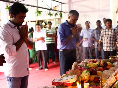 Photos: Surya-Gautham Menon's Dhruva Natchathiram takes off