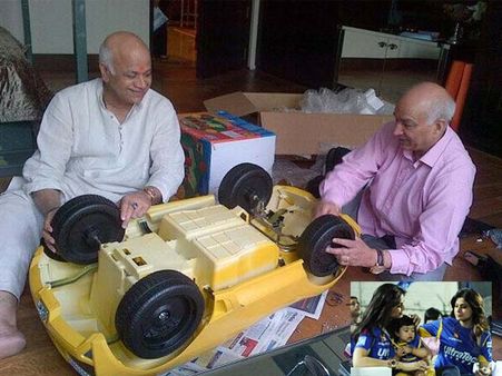 Shilpa's 1 yr-old son gets a Lamborgini on his birthday!