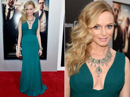 Why was Heather Graham nervous at Hangover 3 premiere?