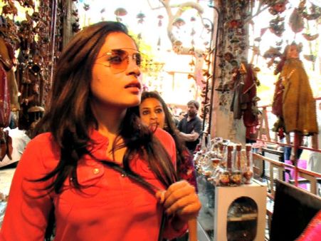 Richa Chadda exploring Pink City