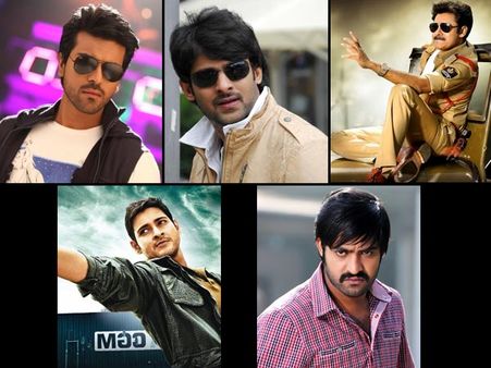 Top 5 heroes in Tollywood 2013