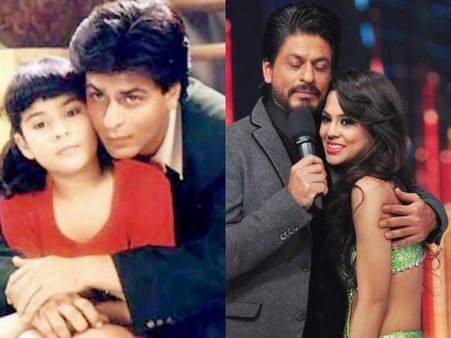 Then and Now, Sana Saeed with Shahrukh Khan!