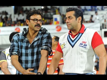 Photos: Venkatesh in talks with Salman Khan for a film?