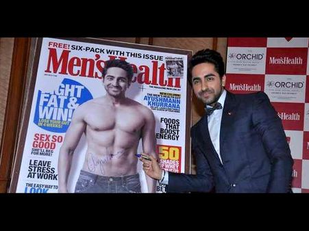 Ayushmann flaunts his solid six-pack abs