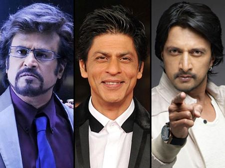 Shahrukh, Rajinikanth, Sudeep to dance together!