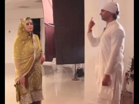 Qubool Hai: Rare Shooting Pics