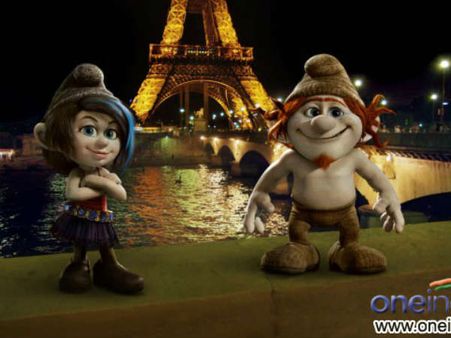 The Smurfs To Dance To Indian Tune