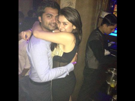 Photos: Hansika Motwani Parties With Simbu