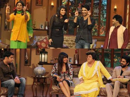Photos: Priyanka And Ram Charan, Parineeti And Sushant On Comedy Nights!