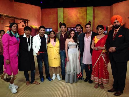 Photo: Comedy Nights With Kapil Back In Action; Akshay And Kangna First Guests!