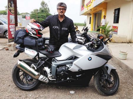 Photos: Ajith Rides Bike From Pune To Chennai