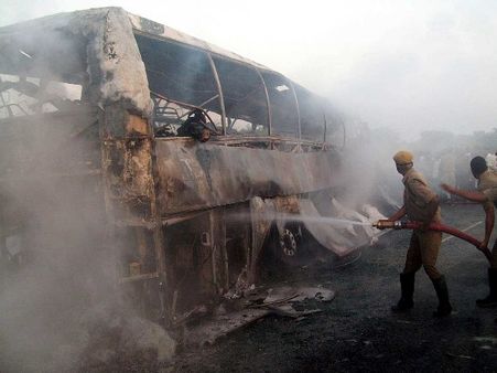 Tollywood Shocked By Deaths In Volvo Bus Accident