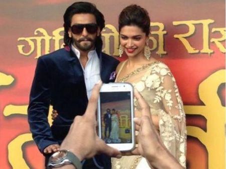 Ram Leela's Deepika Padukone-Ranveer Singh Enjoy Media Attention