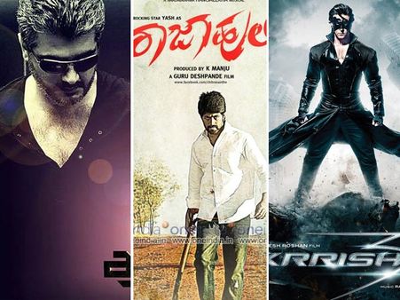 Raja Huli Beats Arrambam-Krrish 3 At Bangalore Box Office
