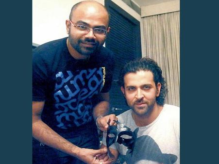 Krrish 3 Mask Designed By Nahusha, A Makeup Artist From Davangere