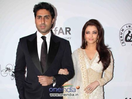 Pictures: Aishwarya Rai Bachchan, Abhishek Bachchan Host AmfAR Gala With Sharon Stone