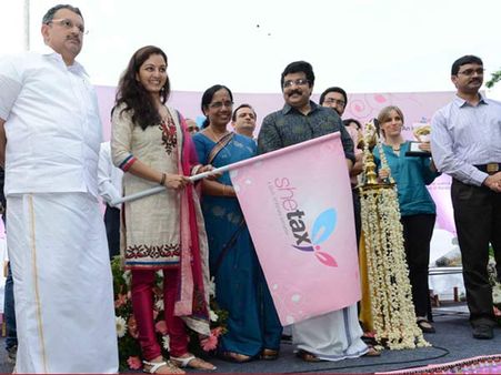 Pics: Manju Warrier Inaugurates She Taxi!