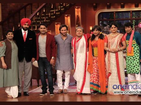 Mrs Pammi Pyarelal Is New Gutthi On Comedy Nights; Saif Ali Khan Join Kapil Sharma!