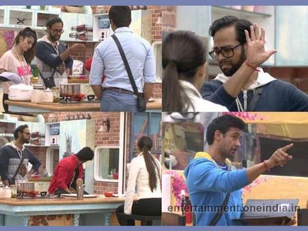 Bigg Boss 7: Andy-Sangram Turn Foes, Kushal-Ajaz Fight Over Gauhar Again!