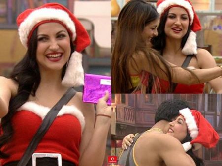 Bigg Boss 7: Elli Becomes Santa For Gauhar, Sangram; Tanisha Gets Gifts From Armaan!