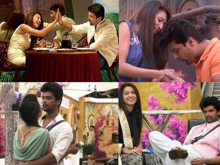 Gauhar Khan And Kushal Tandon's Lovey Dovey Moments On Bigg Boss 7!