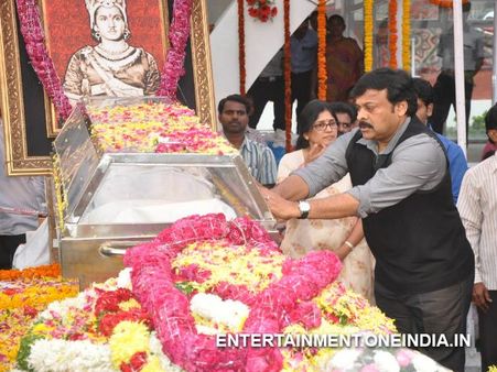 Photos: Chiranjeevi's Mega Family Pays Last Respect To ANR