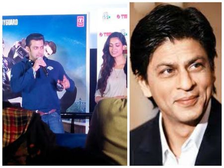Salman Khan Says, 'Shahrukh Is Fine; Concentrate On Jai Ho'; Is Sallu Insecure Of SRK?
