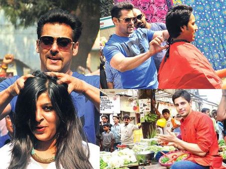 Shocking: Salman Khan Caught Giving Head Massage; Siddharth Selling Veggies!