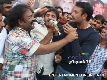 Photos: Darshan's Birthday Bash And Airavata Movie Launch