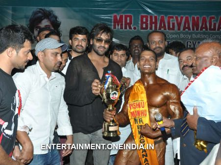 Pics: Vishnu Manchu Sponsors India's Biggest Body Building Competition
