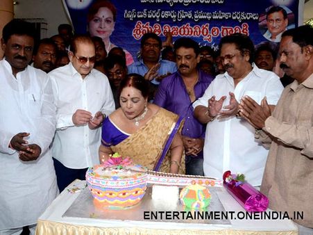 Pics: Mahesh Babu Missing In Krishna's Wife Vijaya Nirmala Birthday Party