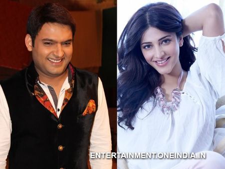 Shruti Hassan To Record A Duet Song With Kapil Sharma