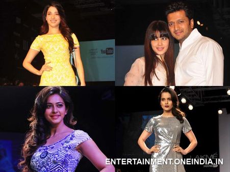 Photos: South Actress At Lakme Fashion Week Summer/Resort 2014