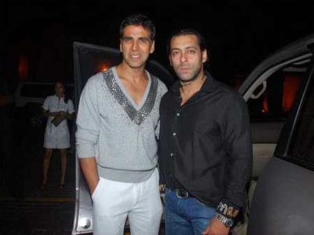 Salman Didn't Upset Akshay; Didn't Leave The Sets Midway