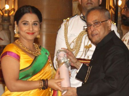 Vidya Balan Receives Padma Shri
