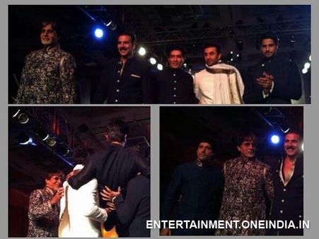 Amitabh Bachchan Walks The Ramp With Bollywood Heartthrobs!