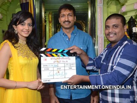 Pictures: Gopichand, Rakul Preet Singh's New Film Launched
