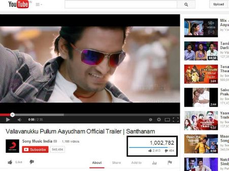 Santhanam's Vallavanuku Pullum Aayudham Teaser Crosses A Million