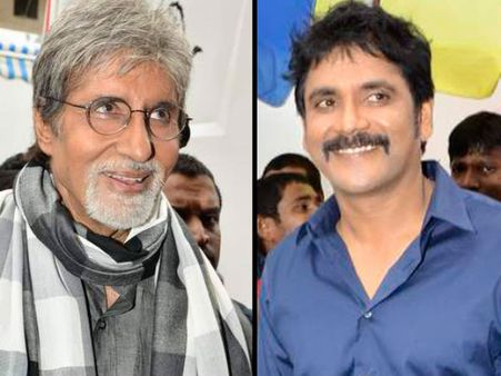 Amitabh Bachchan Shoots For Nagarjuna's Film