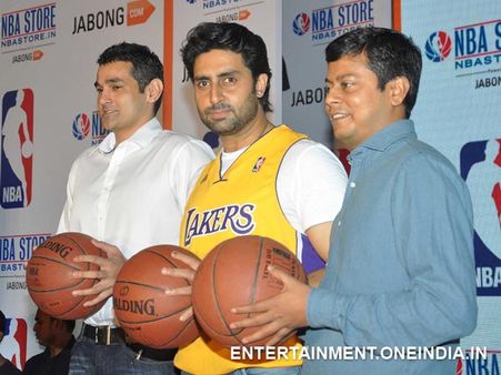 Abhishek Bachchan Unwraps First Online NBA Store!