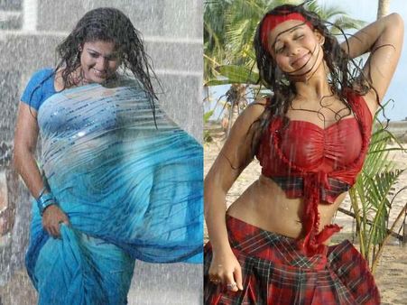 Rain Song Pictures: 20 Wet Telugu Actresses' Hot Expression