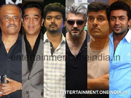 Tamil Actors Salary/Remuneration List 2014