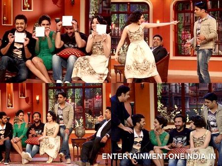 Photos: Humshakals - Saif, Riteish, Ram, Sajid's Crazy Time On Comedy Nights With Kapil!