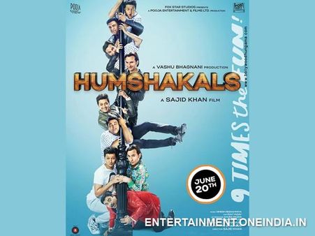 Nine Humshakals, Craziness Tripled: Check Poster