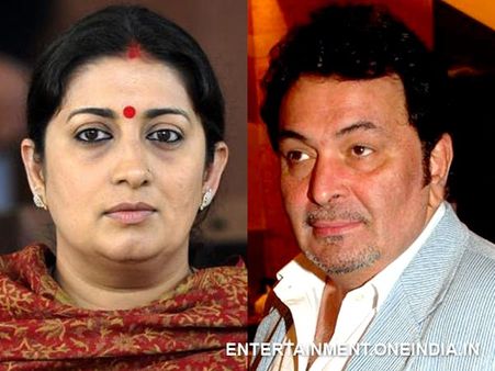 Smriti Irani Resumes Shoot With Rishi Kapoor!