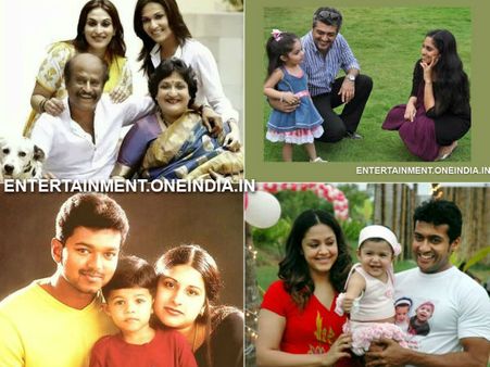 Photos: Tamil Actors & Their Kids (Children)