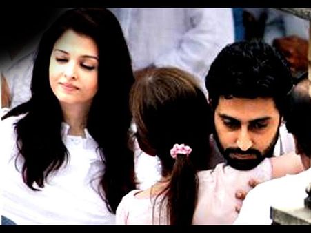 Aishwarya, Abhishek At Nita Ambani's Father Funeral