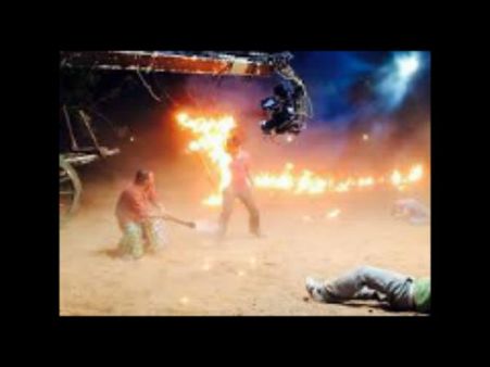 Manchu Manoj Escapes Fire Accident On Current Teega Set