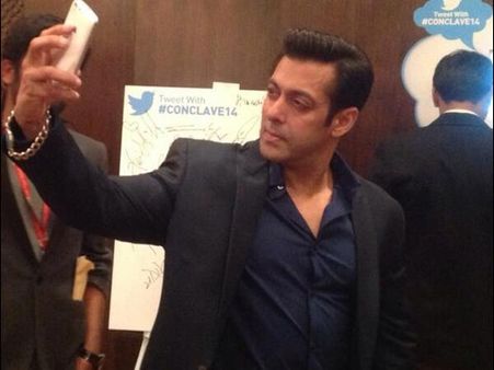 Pics: Salman Khan Gets A 'Kick' Out Of Selfies, His Latest Obsession