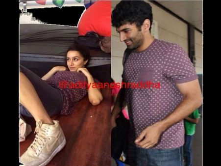 Shraddha Kapoor-Aditya Roy Kapur Share Same T-Shirt? (See pic)